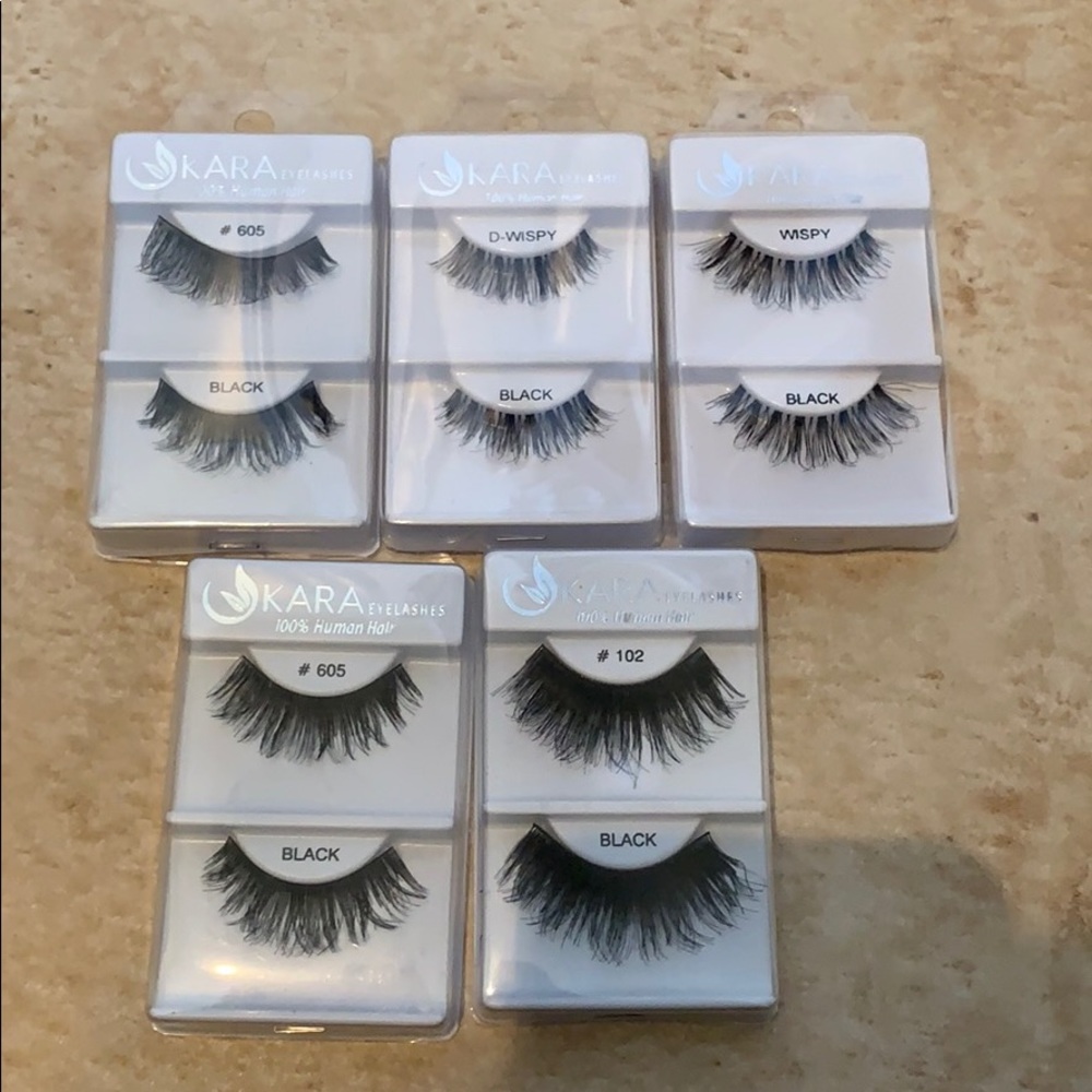False eyelashes!